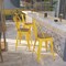 Flash Furniture Yellow Metal Counter Stool, 24", PK4 4-CH-31320-24GB-YL-WD-GG - alternate 1